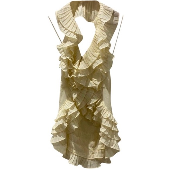 Sugarlips Tops - Sugarlips Ruffle Front Blouse